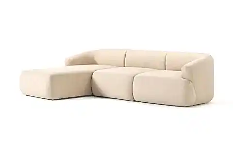 MİLA KETEN KÖŞE KOLTUK, SOL KÖŞE, BEJ