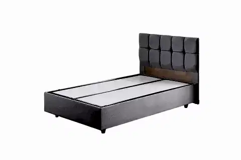 PARİS BAZA BAŞLIK VE PLUS YATAK SETİ, AÇIK GRİ, 90X190