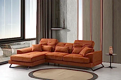 FRİDO KÖŞE KOLTUK ŞÖNİL KİREMİT, SOL KÖŞE