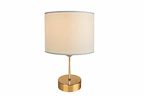 EVLİGHT HOM GOLD METAL ABAJUR/ KREM