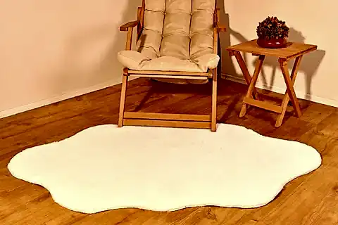 TAPPETO REX TAVŞANI DOUBLE POST, 22 MM, KREM, 60X100