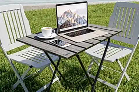 BİNO KATLANIR YÜKSEKLİK AYARLI KAMP PİKNİK MASASI, FÜME