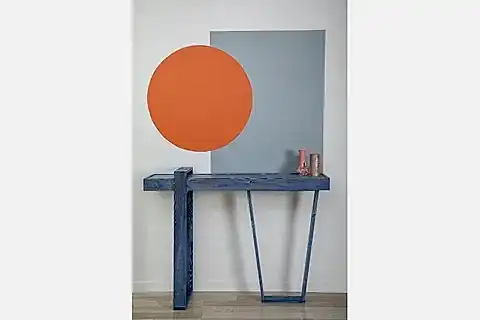 WOODFACE LAURA DOĞAL AHŞAP DRESUAR, LACİVERT