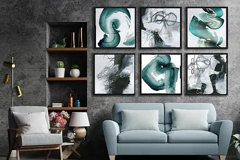 AHŞAP TRAVERTEN DOKULU SOYUT 38 6'LI TABLO,