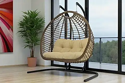 MİLY İKİLİ SALINCAK, KOYU KAHVE