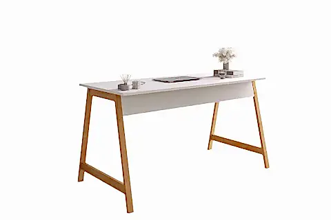 LAGOMOOD DENGE  ÇALIŞMA MASASI, BEYAZ MEŞE 120 CM