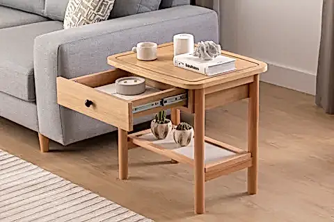 MERLİN ÇEKMECELİ YAN SEHPA