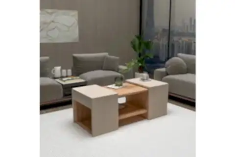 SARTOS ZİGONLU ORTA SEHPA, ATLANTİK ÇAM BEJ