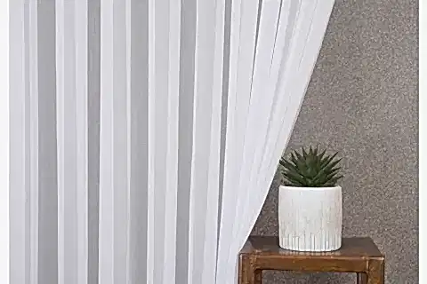 MASSARELLİ ETAMİN TÜL BEYAZ  1-3 SIK PİLE 200X260