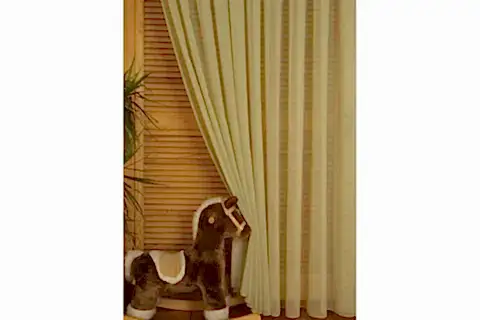 KIRÇILLI KETEN TÜL SU YEŞİLİ 1-3 SIK PİLE 100X260