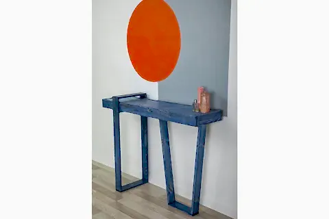 WOODFACE LAURA DOĞAL AHŞAP DRESUAR, LACİVERT