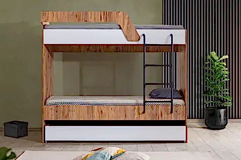 TRİPLE YAVRULU RANZA, BASAMAKLI