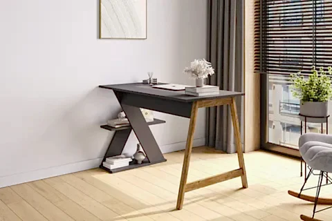 LAGOMOOD OLİVİA ÇALIŞMA MASASI, ANTRASİT CEVİZ, 120 CM