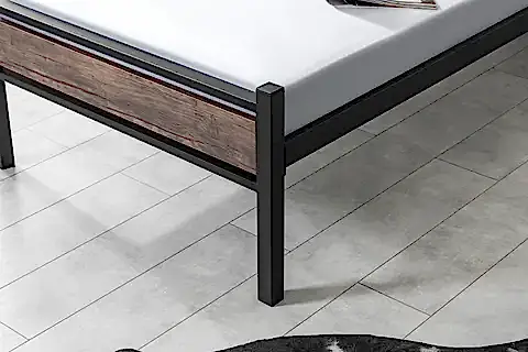 EVGER METAL KARYOLA, K30, SİYAH, 90X190