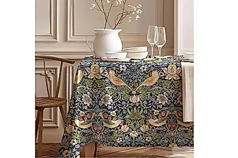 DOĞA ESİNTİSİ PAMUK MASA ÖRTÜSÜ, 100X100 CM