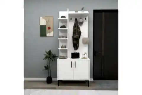 JULENDOR  ASKILI MODERN PORTMANTO,, BEYAZ