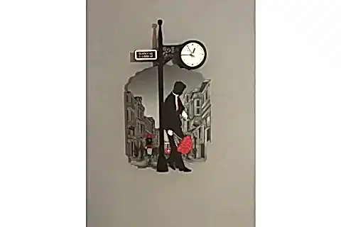 İSTİKLAL CADDESİ DEKORATİF DUVAR SAATİ