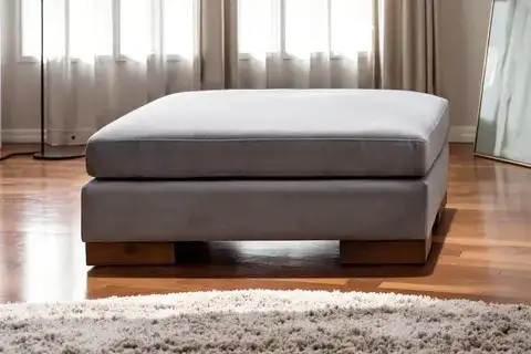 TULİP PUF, KOYU GRİ