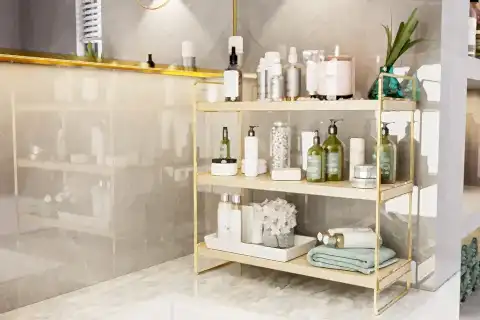 BİNO ORGANİZER BANYO RAFI, BEJ