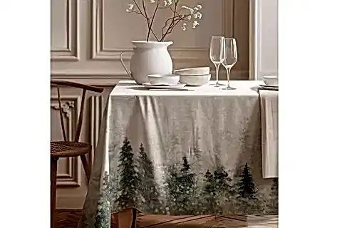 PASTEL ORMAN PAMUK MASA ÖRTÜSÜ, 100X100 CM