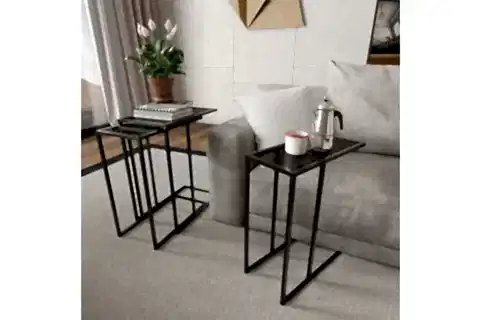 MARSAH HOME ROZY ZİGON SEHPA, SİYAH