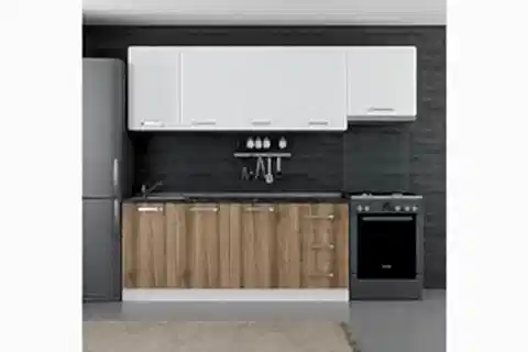 MİNAR SİENTO 250 CM MUTFAK DOLABI BEYAZ DORE 4