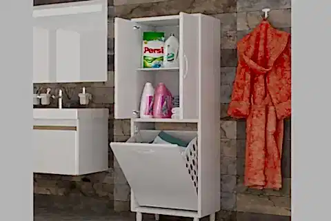 MODİLAYN ESİNTİ ÇAMAŞIR BÖLMELİ BANYO DOLABI