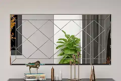 MONE SAGA DEKORATİF BAKLAVA DESENLİ SALON AYNASI, SGA01