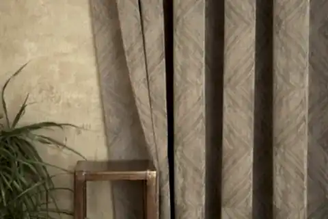 FON PERDE PRİZMA DESEN AÇIK KAHVE 1-2 SEYREK PİLE 150X260