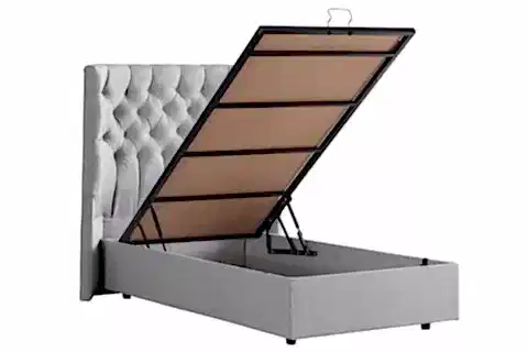 MATİLDA BAZA VE BAŞLIK SETİ, AÇIK GRİ, 90X190