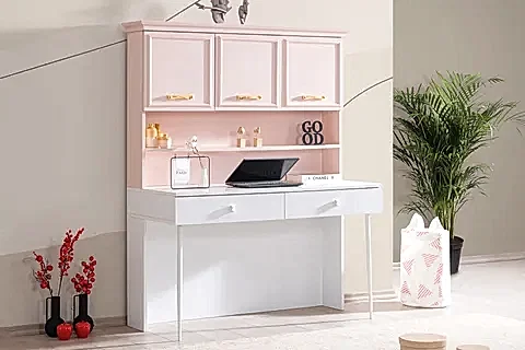 ROSA ÜNİTELİ ÇALIŞMA MASASI, PEMBE