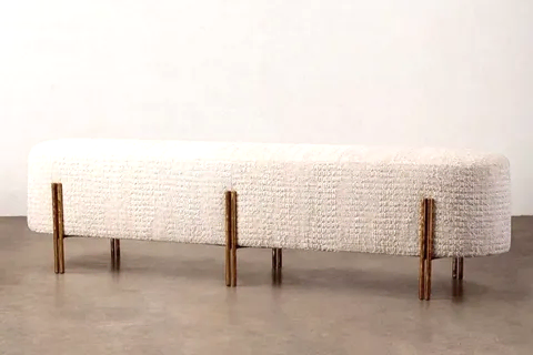 VENNEN BENCH PUF, AÇIK BEJ