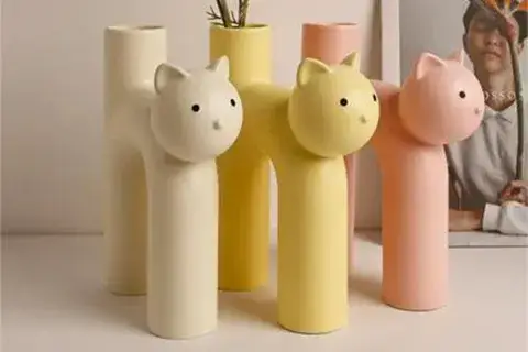 İSKANDİNAV KEDİ VAZO, ÜÇLÜ SET