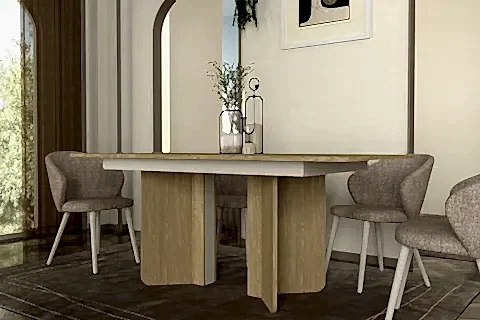 LAVA ROTA YEMEK MASASI, KUMTAŞI