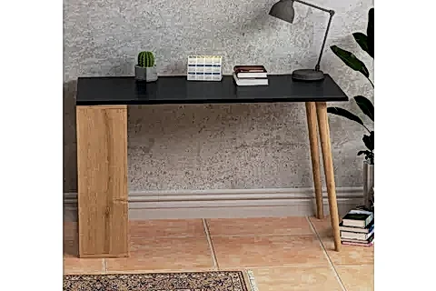 LAGOMOOD SALLY ÇALIŞMA MASASI, ANTRASİT MEŞE