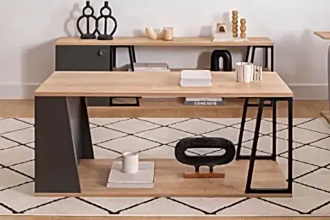 LİSSA RAFLI ORTA SEHPA, SAFİR MEŞE SİYAH