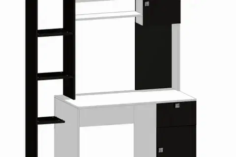 BİCABİN ESTİNA ÇALIŞMA MASASI, BEYAZ GRİ