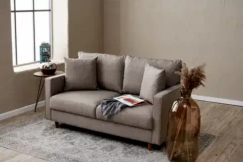 EVA SERİSİ İKİLİ KOLTUK, KREM