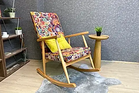 TREND SALLANAN SANDALYE, RETRO, AHŞAP, NATUREL AYAK