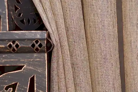 MASSARELLİ ETAMİN ŞANTUKLU TÜL KAHVE PİLESİZ 100X260