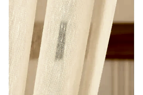MASSARELLİ KETEN TÜL BUĞDAY RENGİ 1-2 SEYREK PİLE 100X260