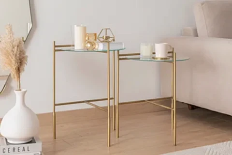 CLAİRE PİRİNÇ ZİGON SETİ, DÜZ CAM