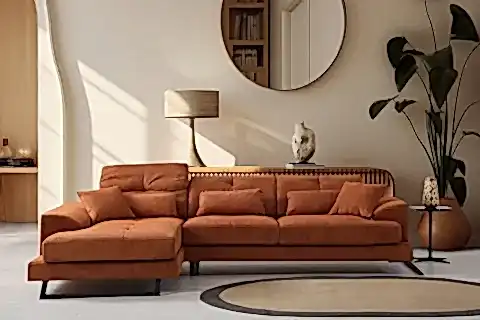 FRİDO KÖŞE KOLTUK ŞÖNİL KİREMİT, SOL KÖŞE