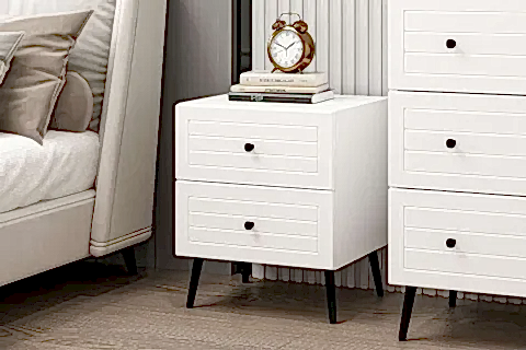 LİVO KOMODİN, BEYAZ