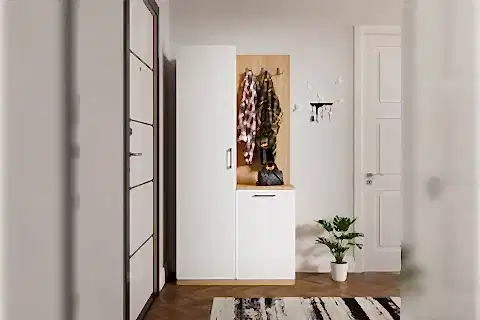 LAVO ASKILIKLI PORTMANTO AYAKKABILIK, 2 KAPAKLI, 90 CM