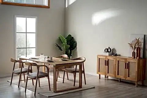 ATLAS MASİF YEMEK ODASI TAKIMI, BEJ