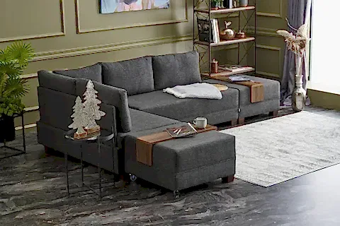 FLY YATAKLI KÖŞE KOLTUK, ANTRASİT, SOL KÖŞE