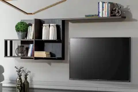 LİNE TV ÜNİTESİ ÜST BLOK, ARAL SİYAH