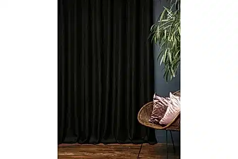BELİZE BLACKOUT FON PERDE PİLESİZ 150X250, SİYAH