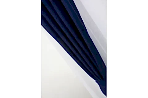 MASSARELLİ FON PERDE LACİVERT PİLESİZ 260 CM 60